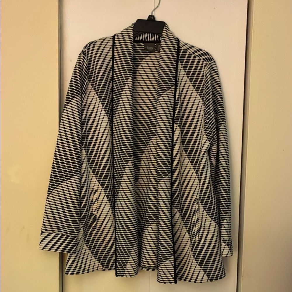 Chico's Black and White Jacket